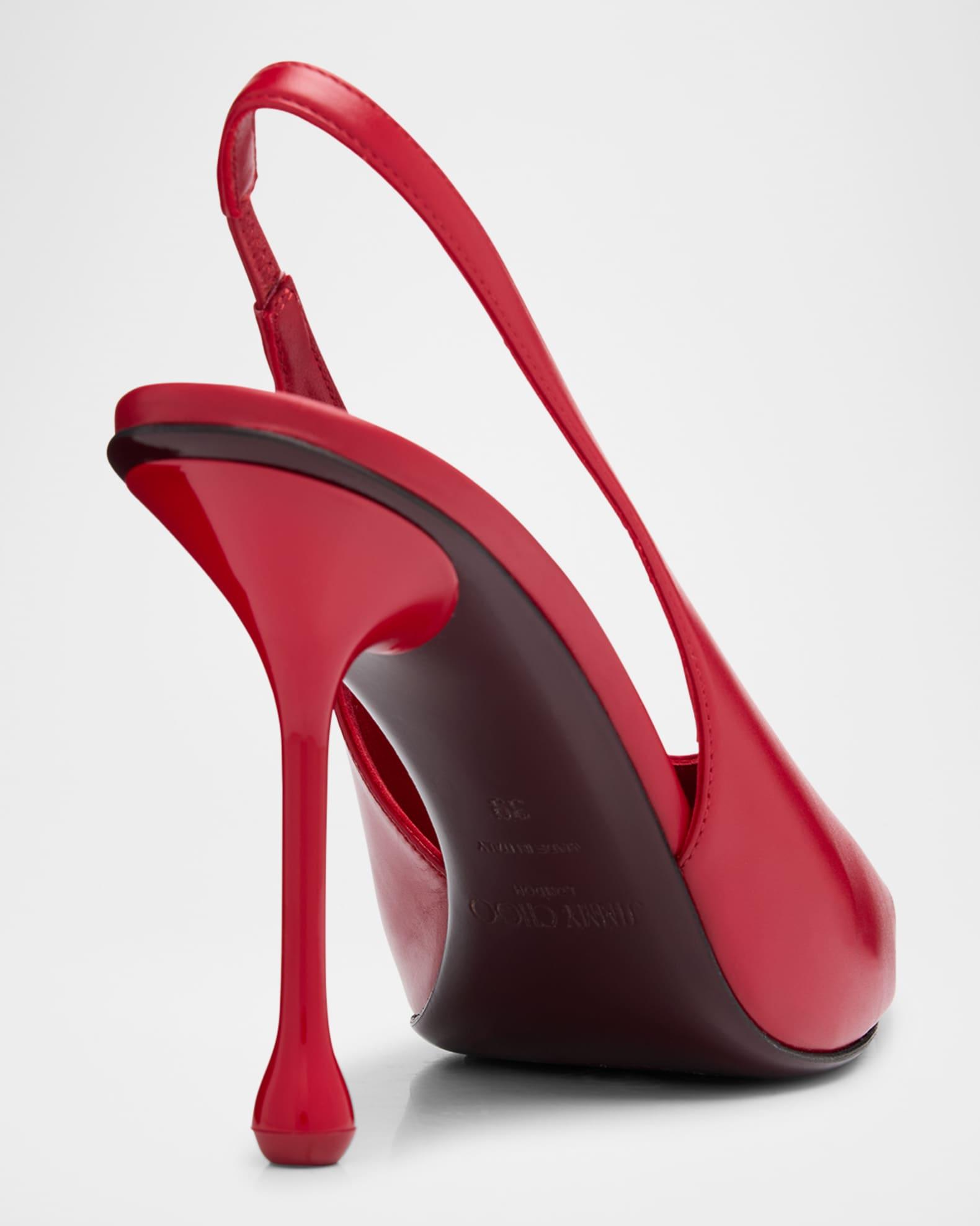 Isa Leather Slingback Pumps Product Image
