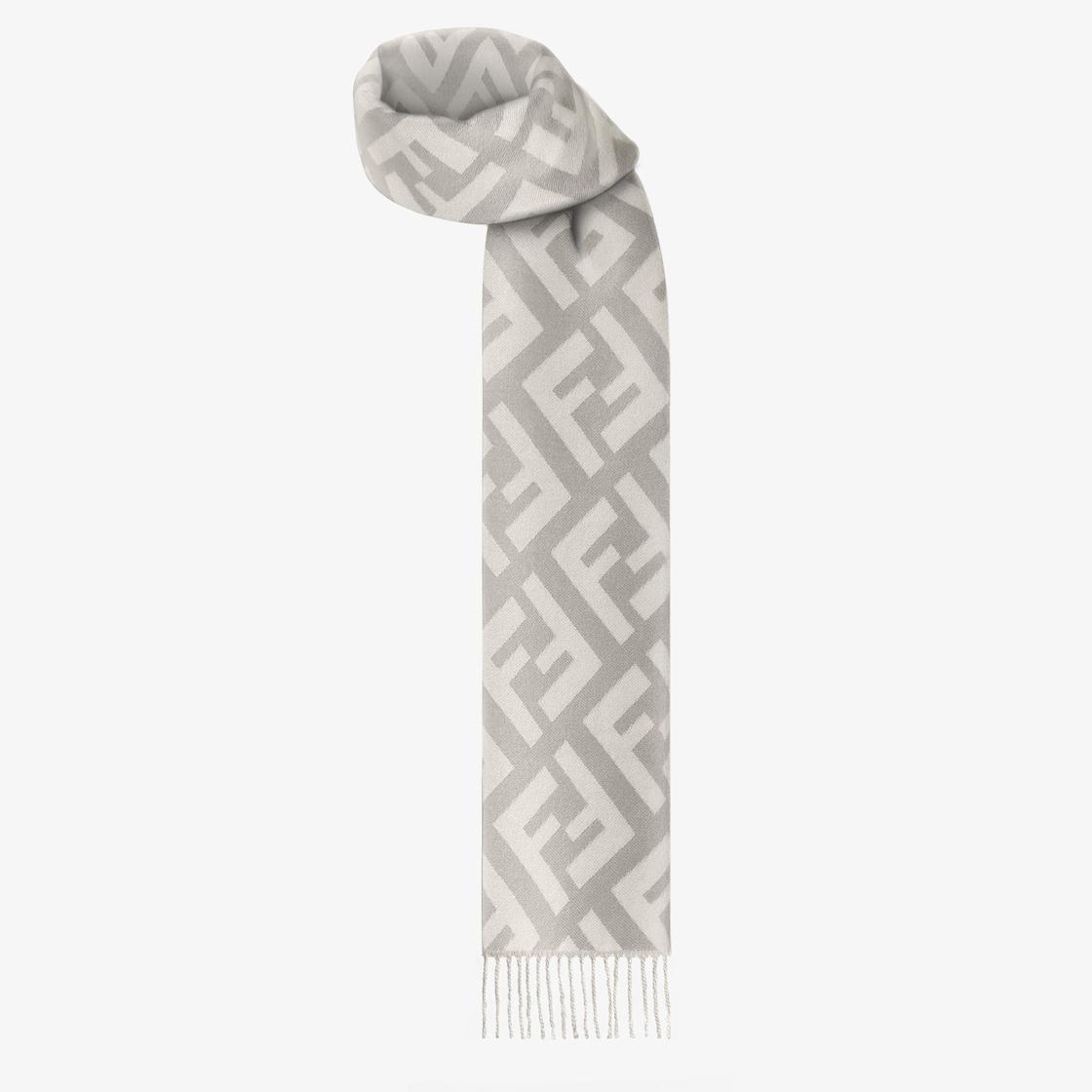 FF ScarfPale gray cashmere scarf Product Image