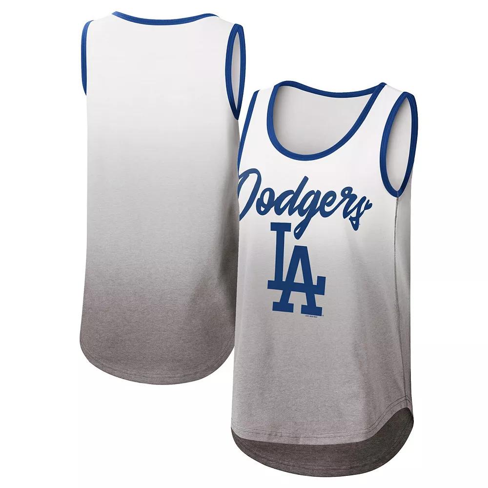 Women's G-III 4Her by Carl Banks White Los Angeles Dodgers Logo Opening Day Tank Top,  Product Image