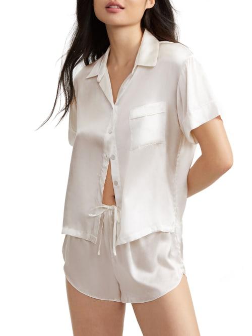 Celine Silk Boxer Pajama Set Product Image