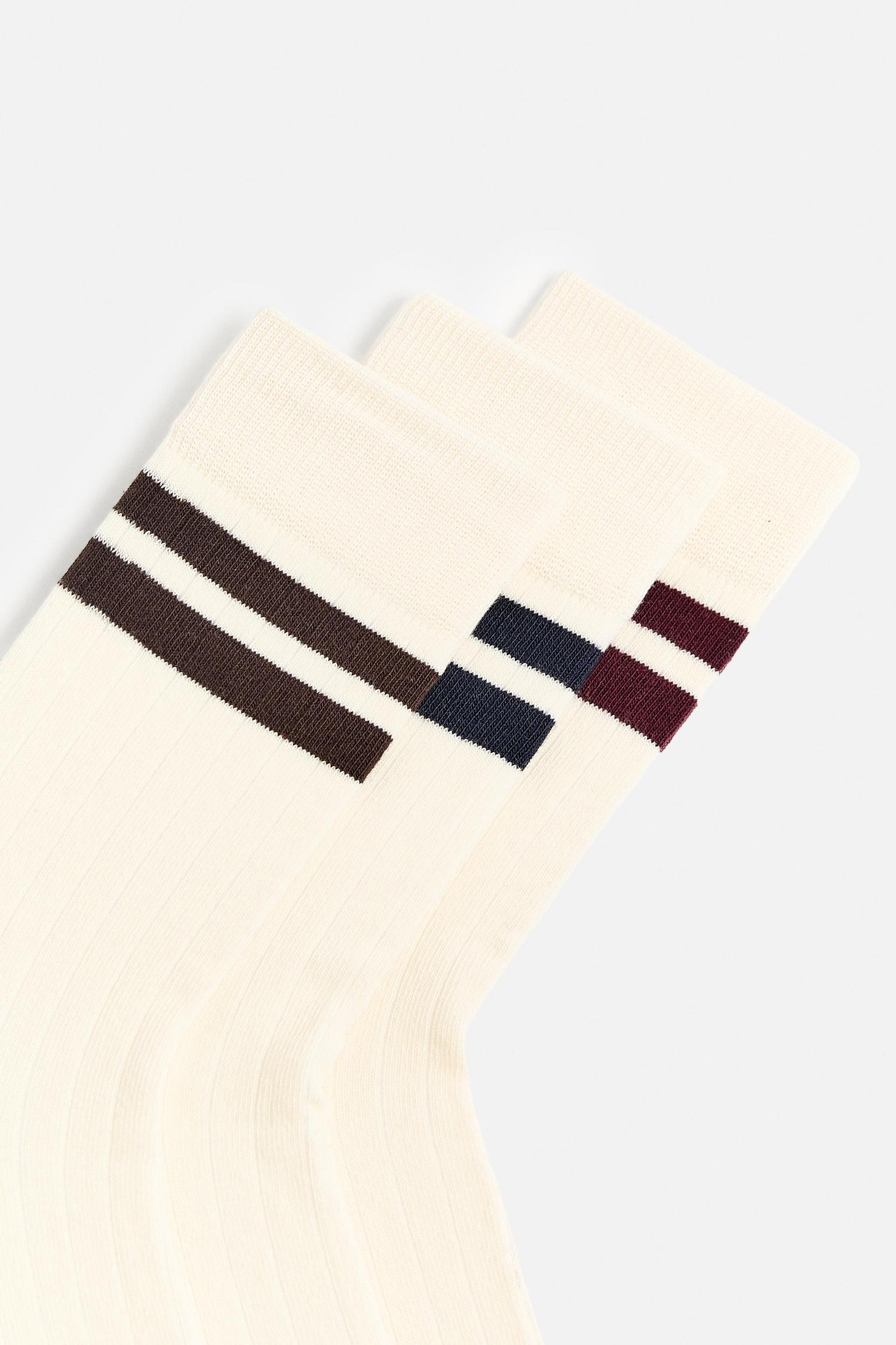 3-PACK OF STRIPED SOCKS Product Image