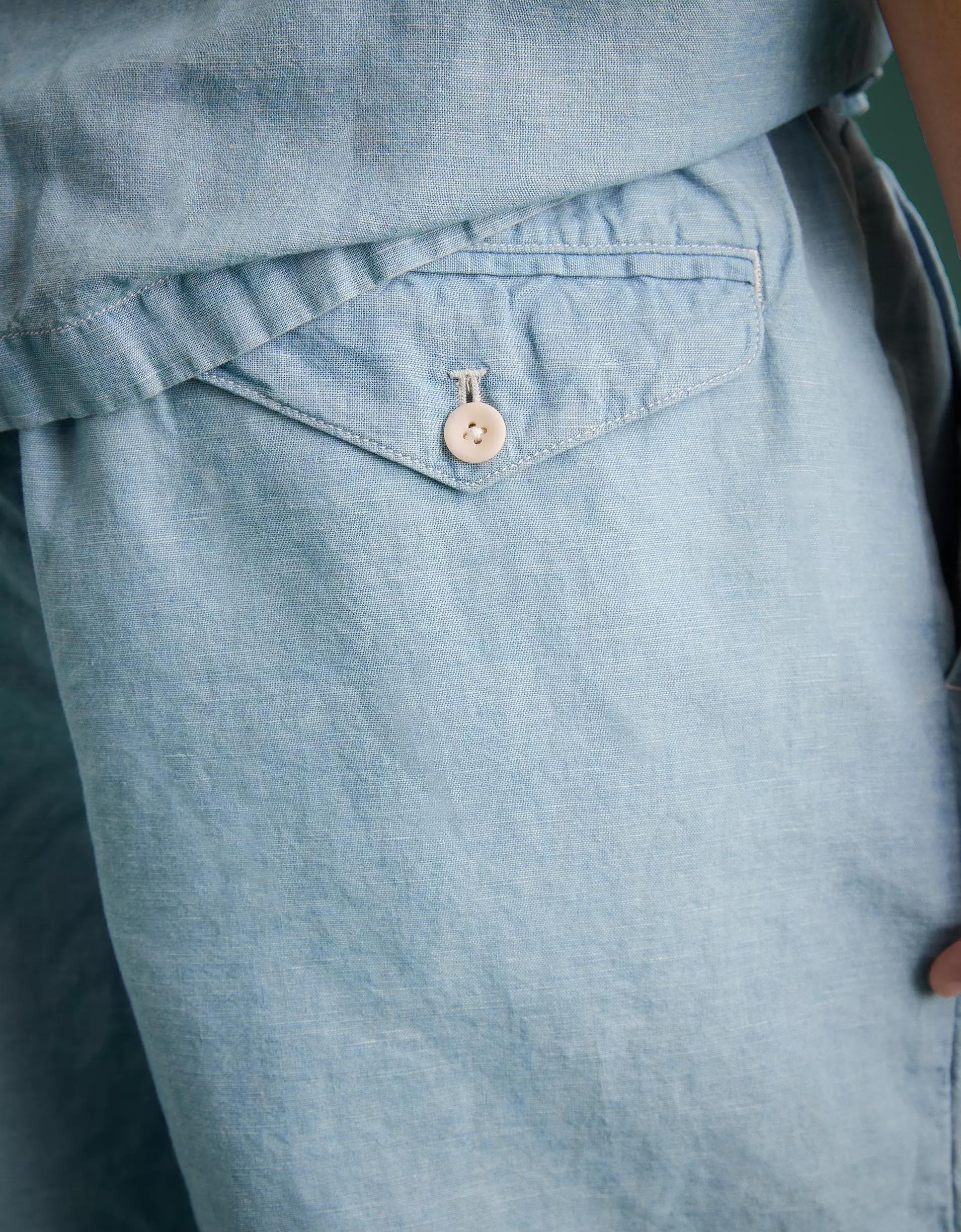 AE77 Premium Chambray Pull-On Short Product Image