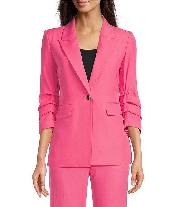 Calvin Klein Notch Collar 1-Button Jacket Product Image