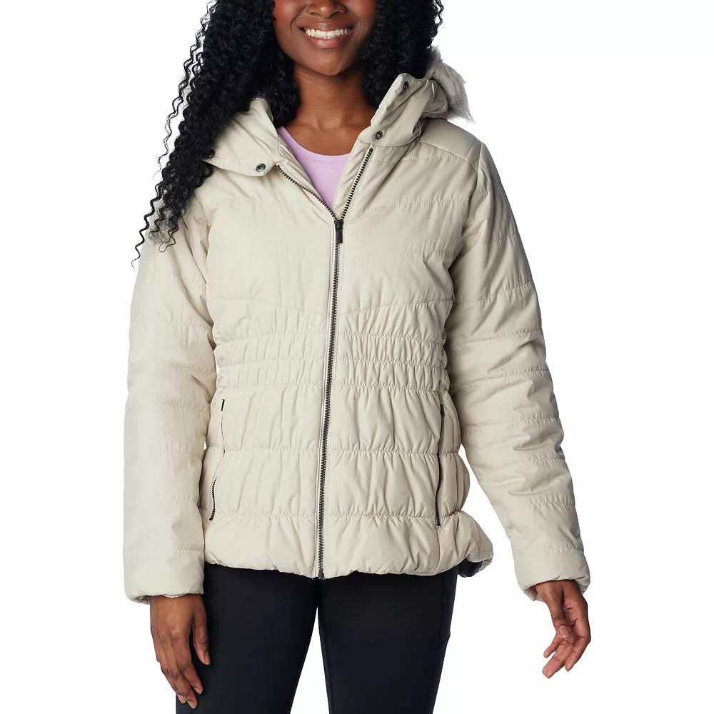 Women's Columbia Sparks Lake III Faux-Fur Hooded Jacket, Size: Large, Moonvista Product Image
