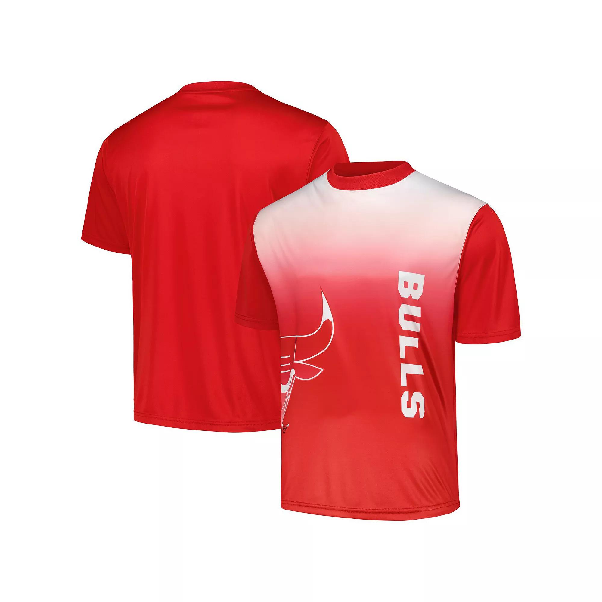 Men's Red Chicago Bulls Sublimated T-Shirt,  Product Image