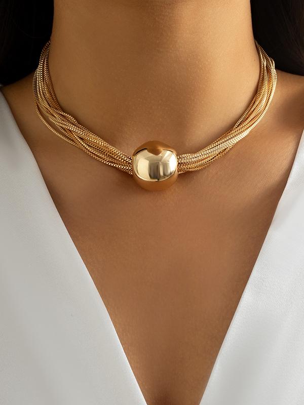 Original Stylish Statement Geometric Necklace Product Image