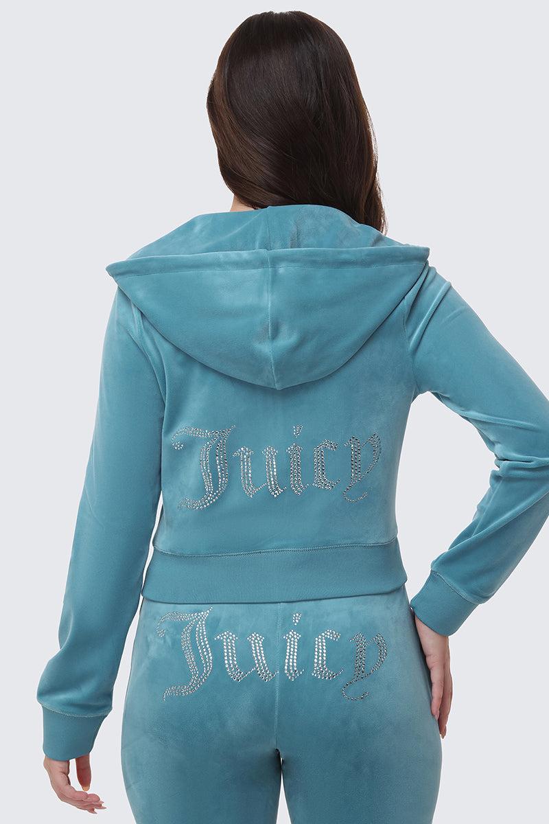 OG Big Bling Velour Hoodie Product Image