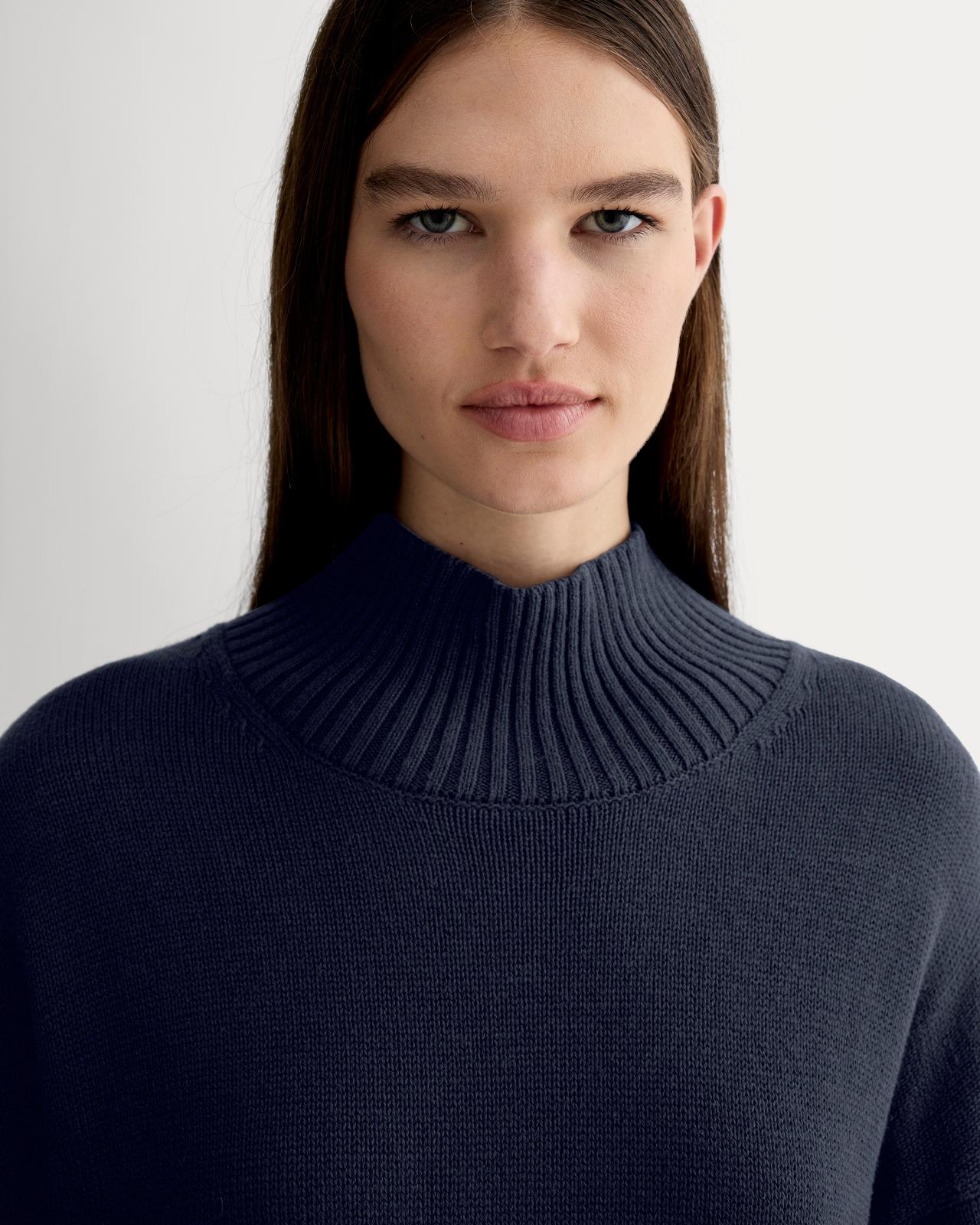 Womens Boxy Turtleneck in Everyday Cotton Sweater by Everlane Product Image