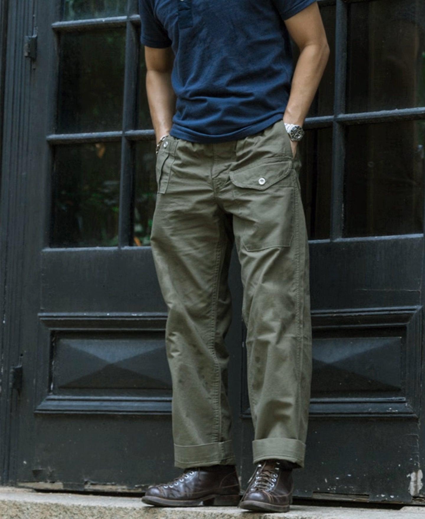 1943 British Army KD & JG Gurkha Bermuda Pants - Olive Product Image