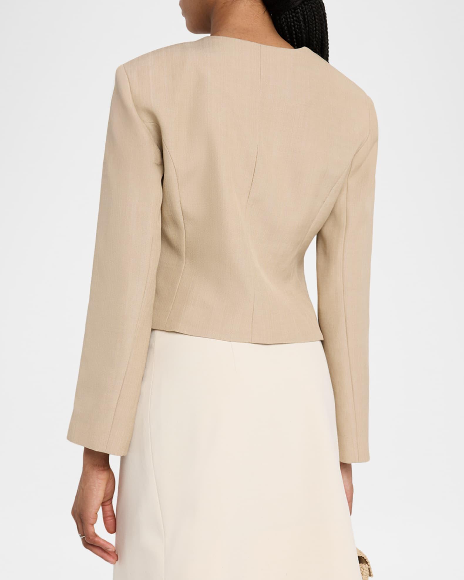 Frida Cropped Wool-Blend Blazer Product Image