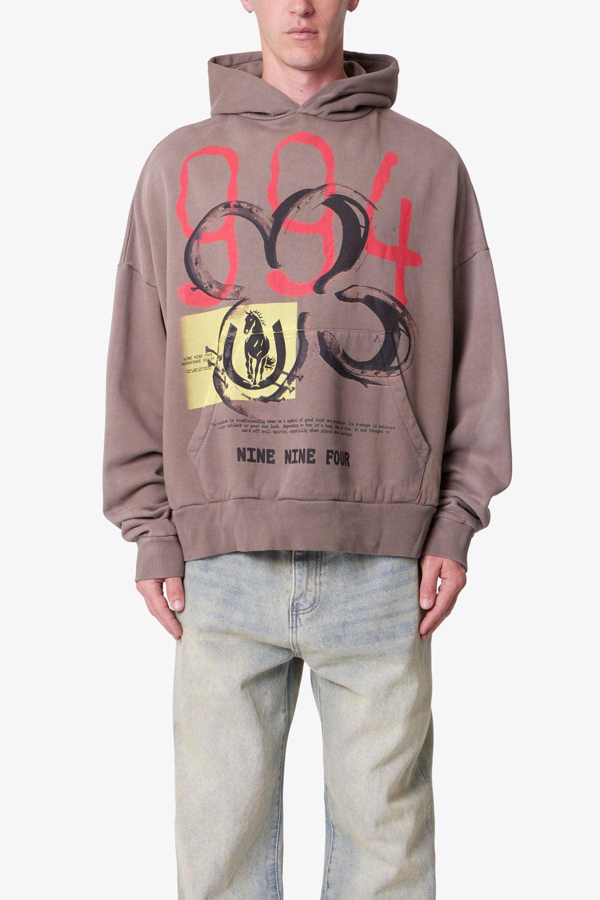 Horseshoe Hoodie - Brown Product Image