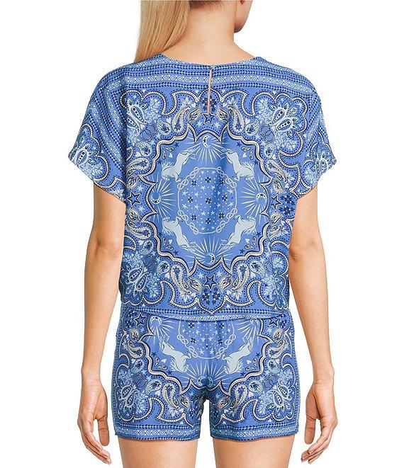 C&V Chelsea & Violet Printed Coordinating Shirt Product Image