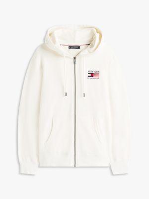 Embroidered Monotype Logo Zip Hoodie Product Image