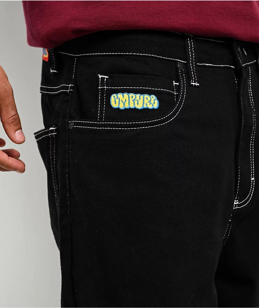 Empyre Blake Blue Wash Ultra Loose Skate Jeans Product Image