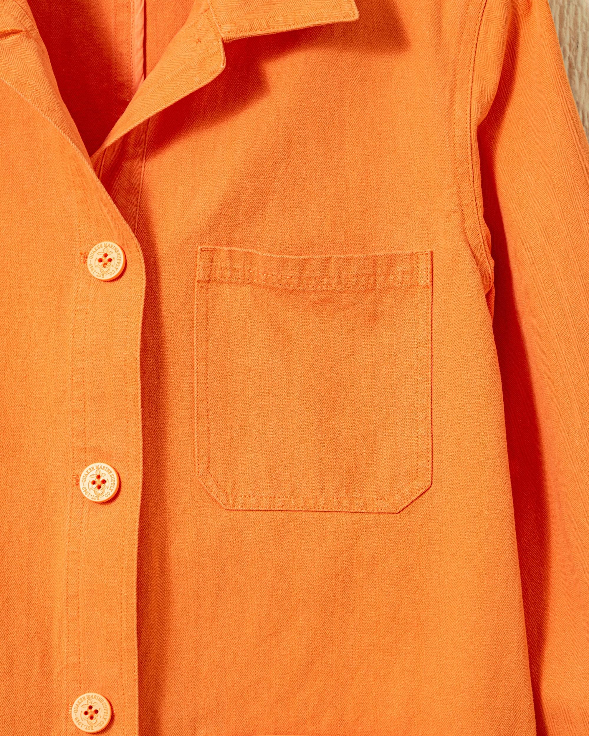 Women’s French Workman’s Jacket in Amber Herringbone Product Image