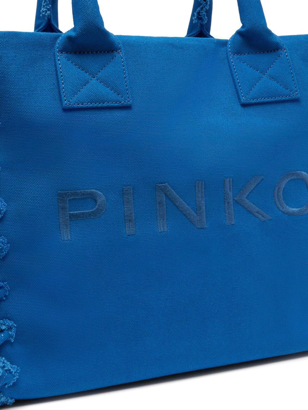 logo-embroidered beach bag Product Image