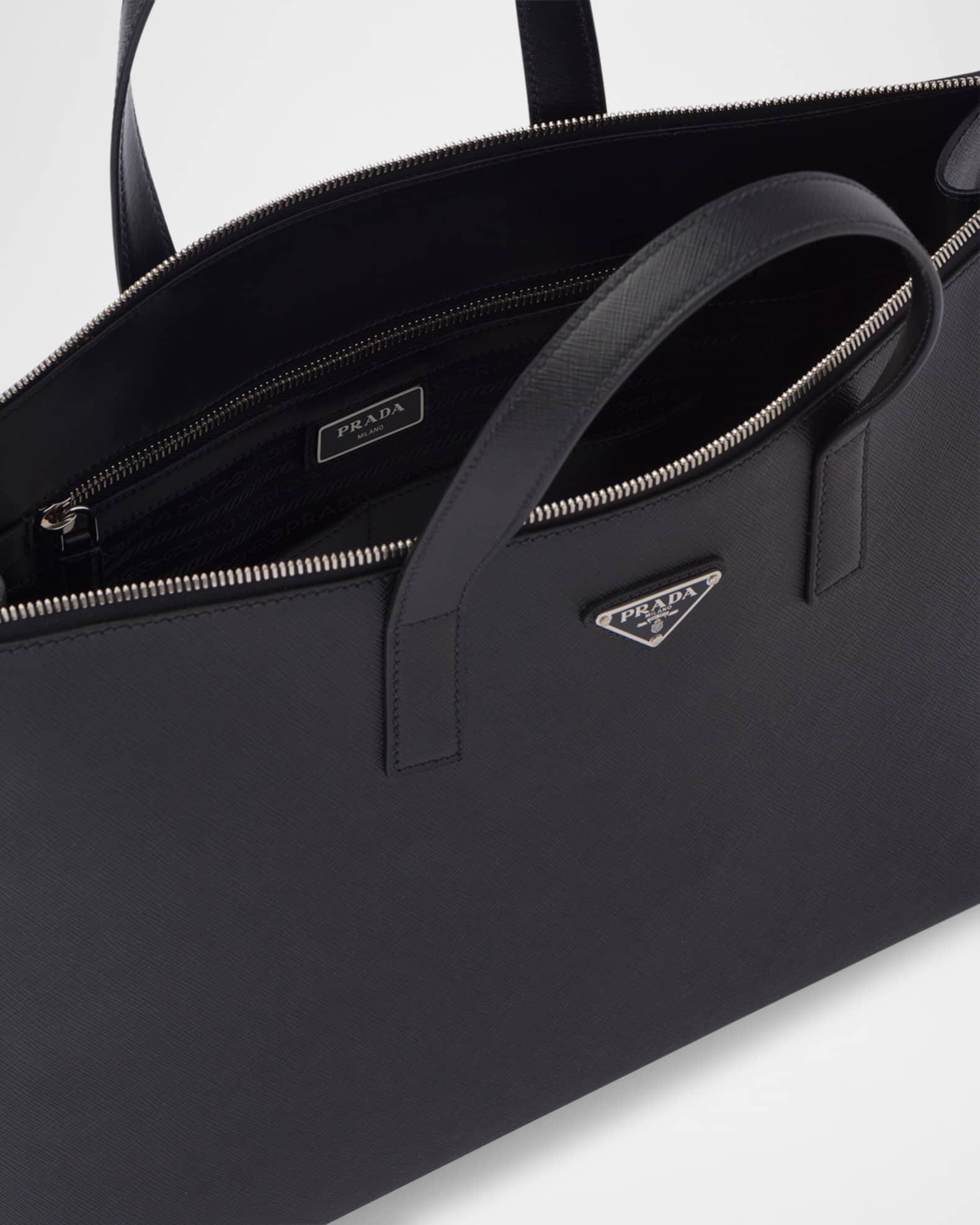 Men's Saffiano Leather Tote Bag Product Image