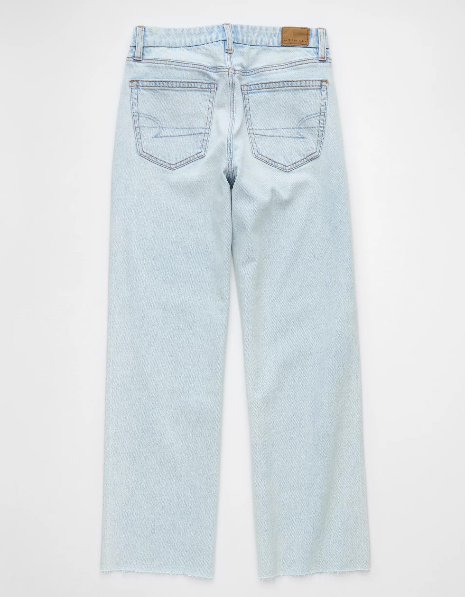 AE Stretch Curvy High-Waisted Stovepipe Jean Product Image