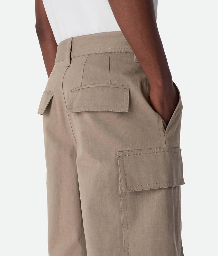 Men's Cotton Twill Cargo Pants in Grey seal Product Image