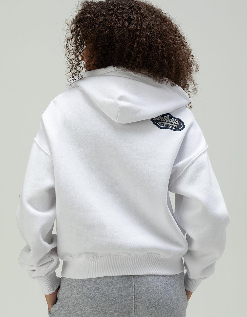 WEAR BY ERIN ANDREWS Dallas Cowboys Womens Hoodie - GRAY Product Image