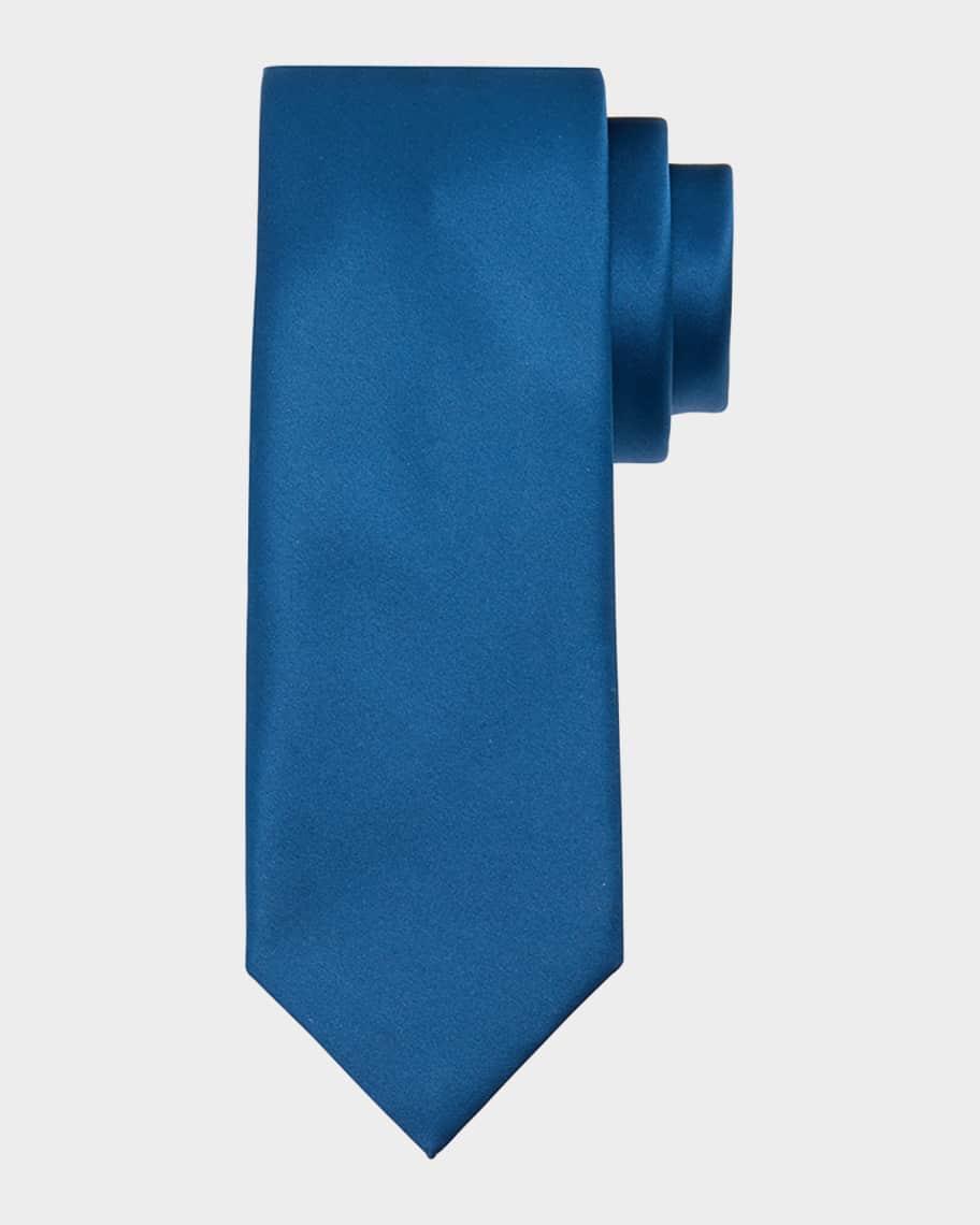 Mens Satin Silk Tie Product Image