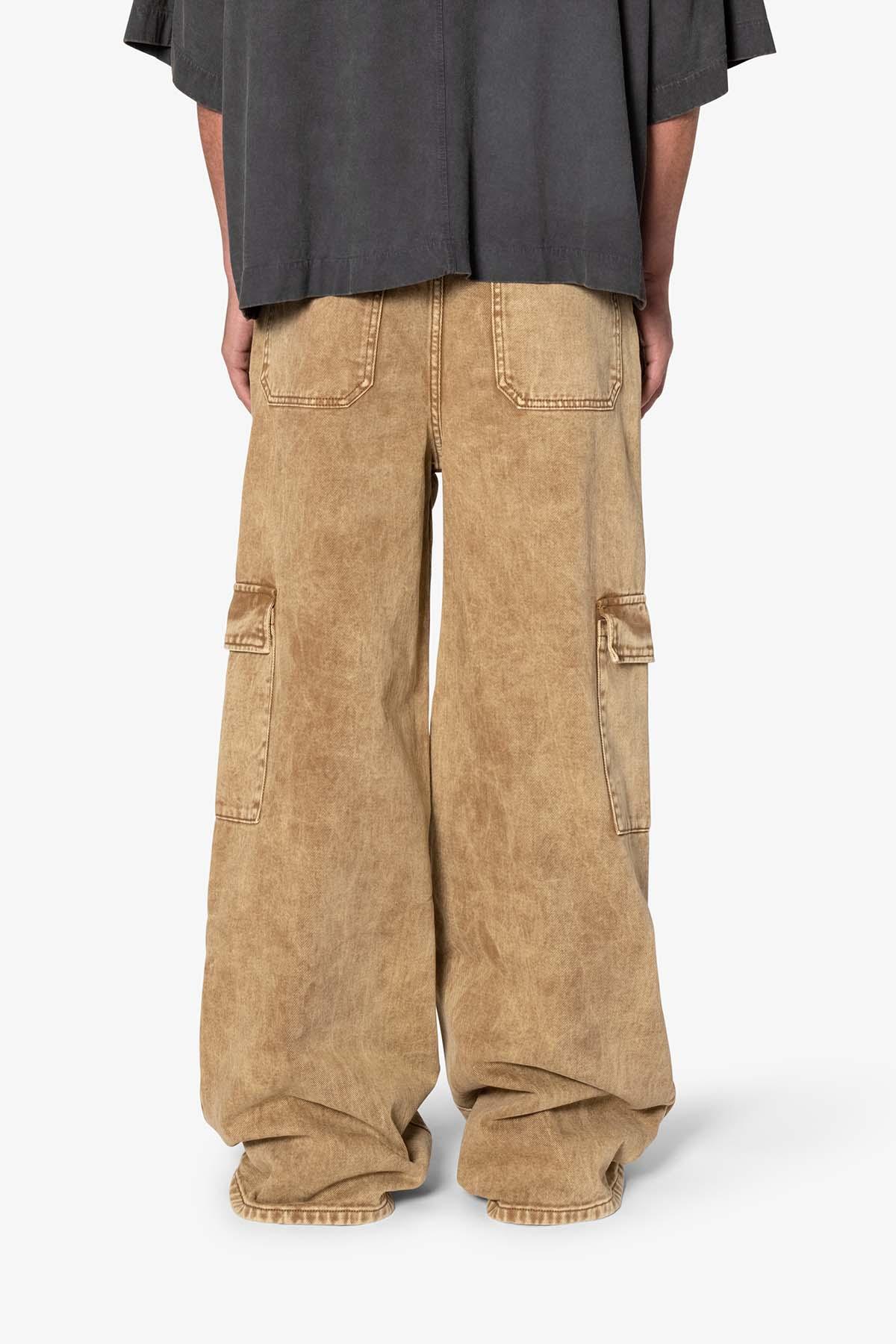 Void Baggy Cargo Denim - Brown Product Image