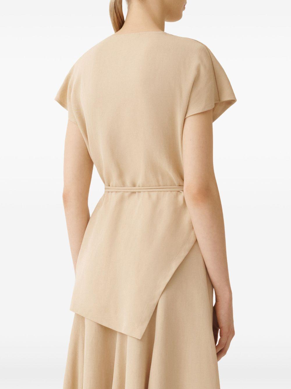 wrap-style blouse Product Image