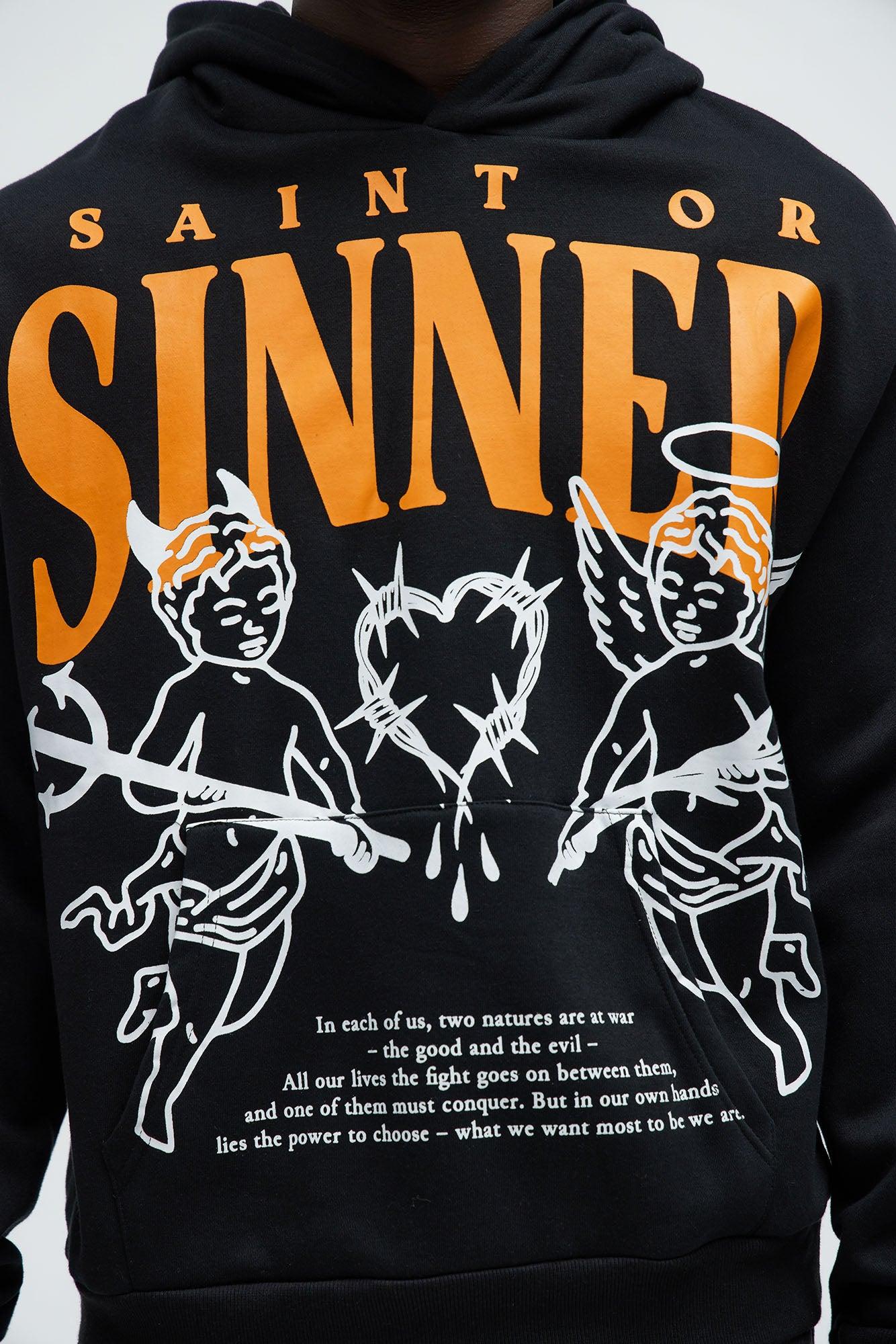 Saint Or Sinner Hoodie - Black Product Image