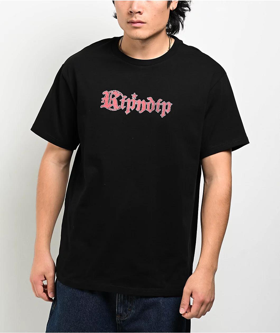 RIPNDIP Fein Black T-Shirt Product Image