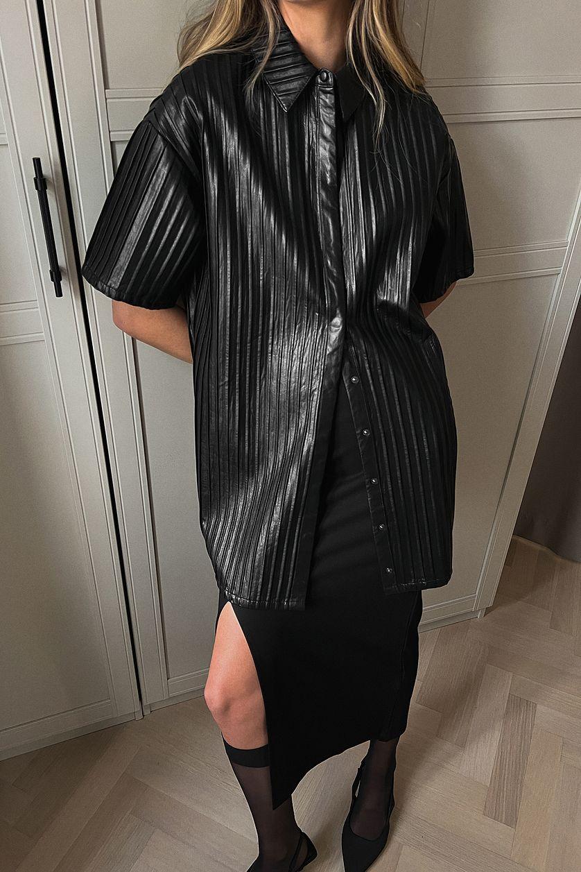 Slit Jersey Midi Skirt Product Image