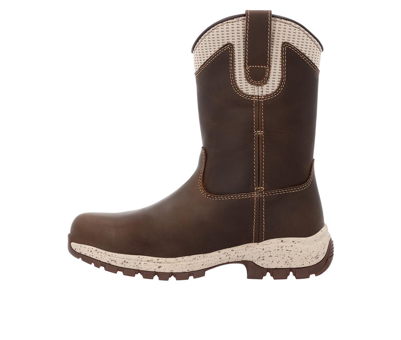 Women's Georgia Boot Eagle Trail Pull On Work Boots Product Image