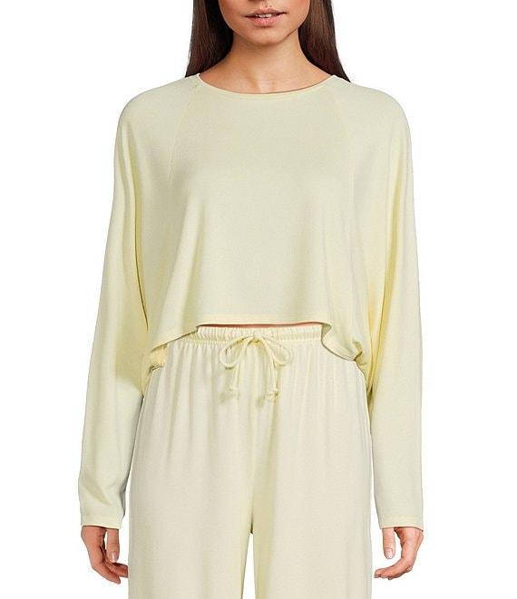 GB Hacci Batwing Cropped Coordinating Pullover Top Product Image