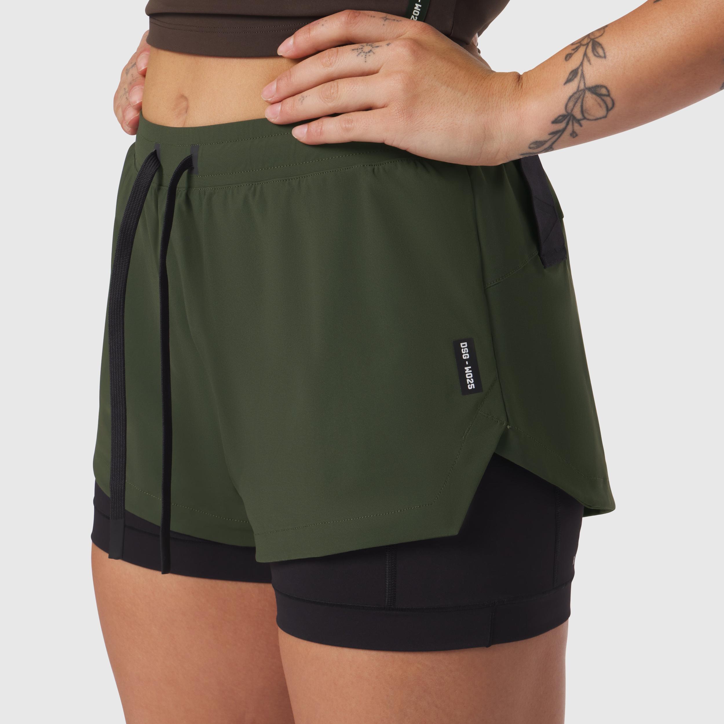 W025. Tetra-Lite® Liner Short - Olive Product Image