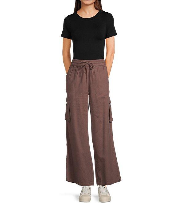 Volcom Wide Leg Loose Lived In Beach Pants Product Image