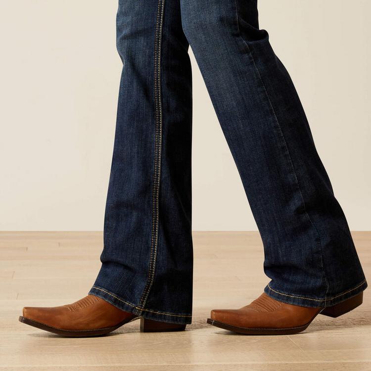 SALE Ariat® Ladies' Perfect Rise Desiree Midnight Boot Cut Jeans Product Image