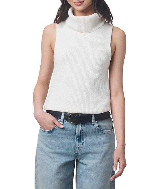 Splendid X Cella Jane Blog Boucle Knit Turtleneck Sleeveless Tank Top Product Image
