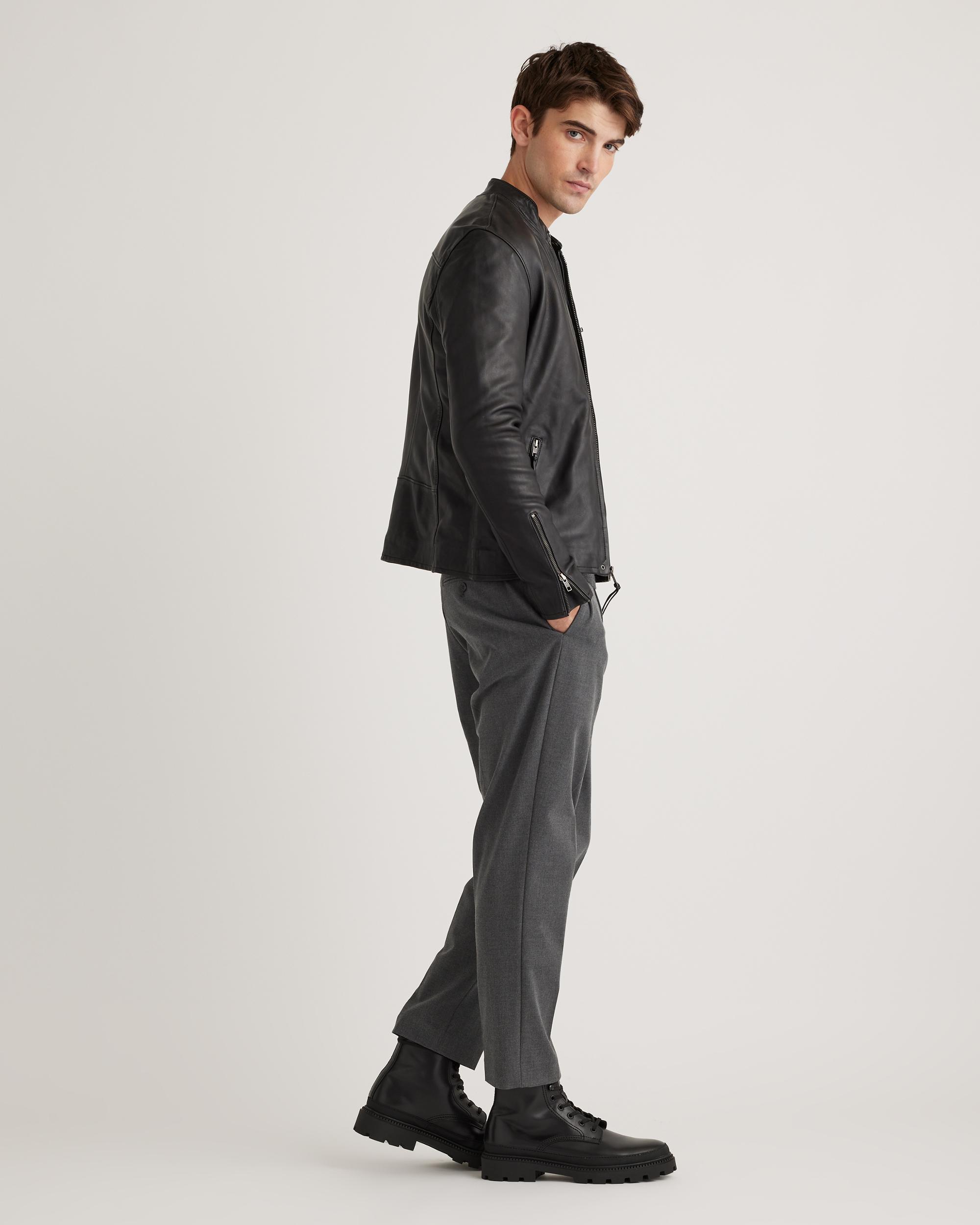 Quince | Men's Café Racer Jacket Leather Product Image