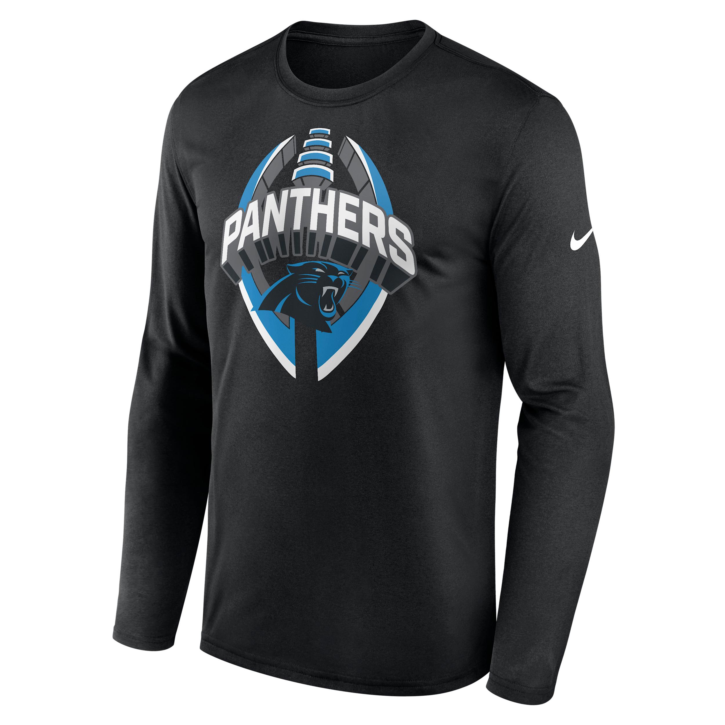 Carolina Panthers Legend Icon Nike Mens Dri-FIT NFL Long-Sleeve T-Shirt | NKHT00A9D-NCF Product Image