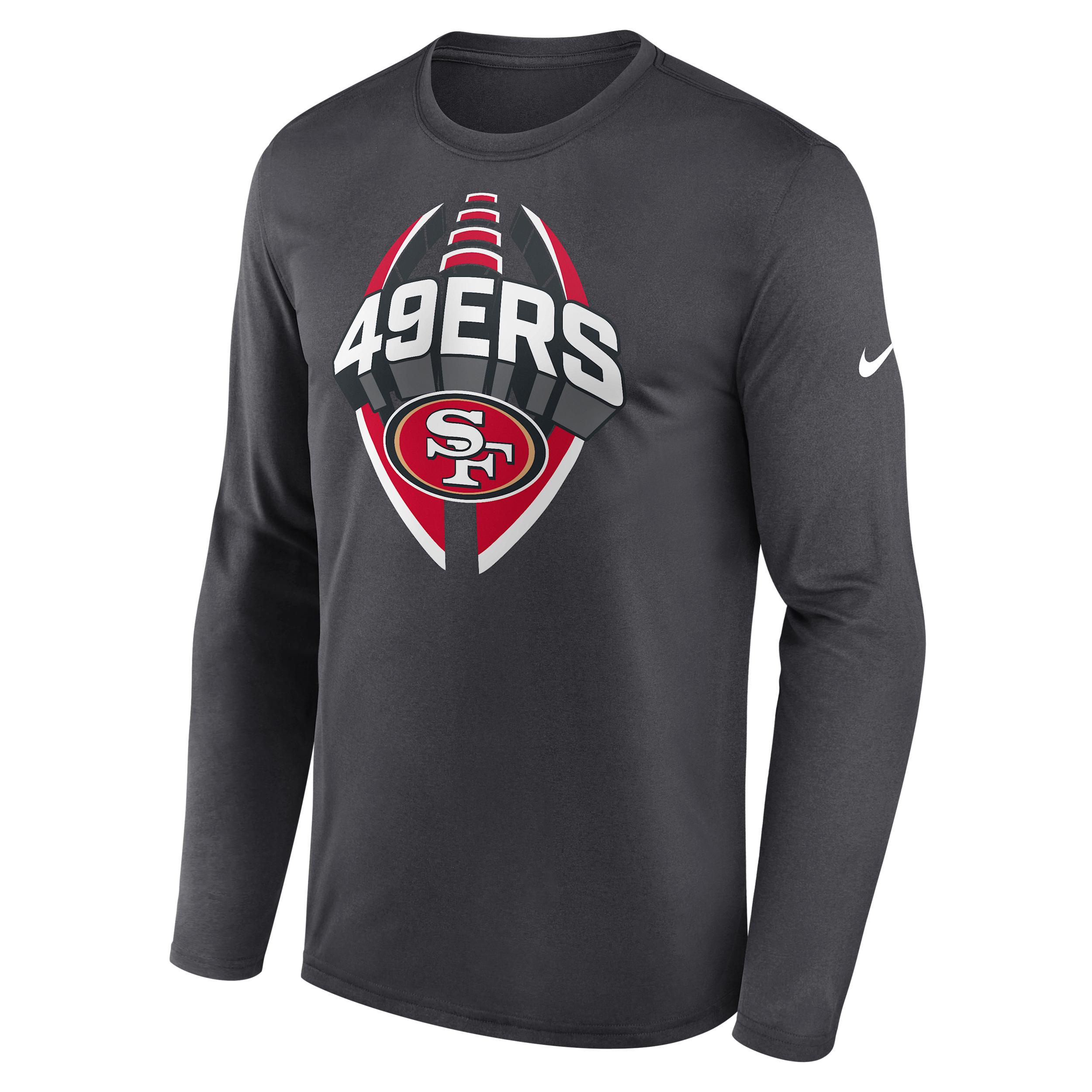 San Francisco 49ers Legend Icon Nike Mens Dri-FIT NFL Long-Sleeve T-Shirt | NKHT06F9B-NCF Product Image