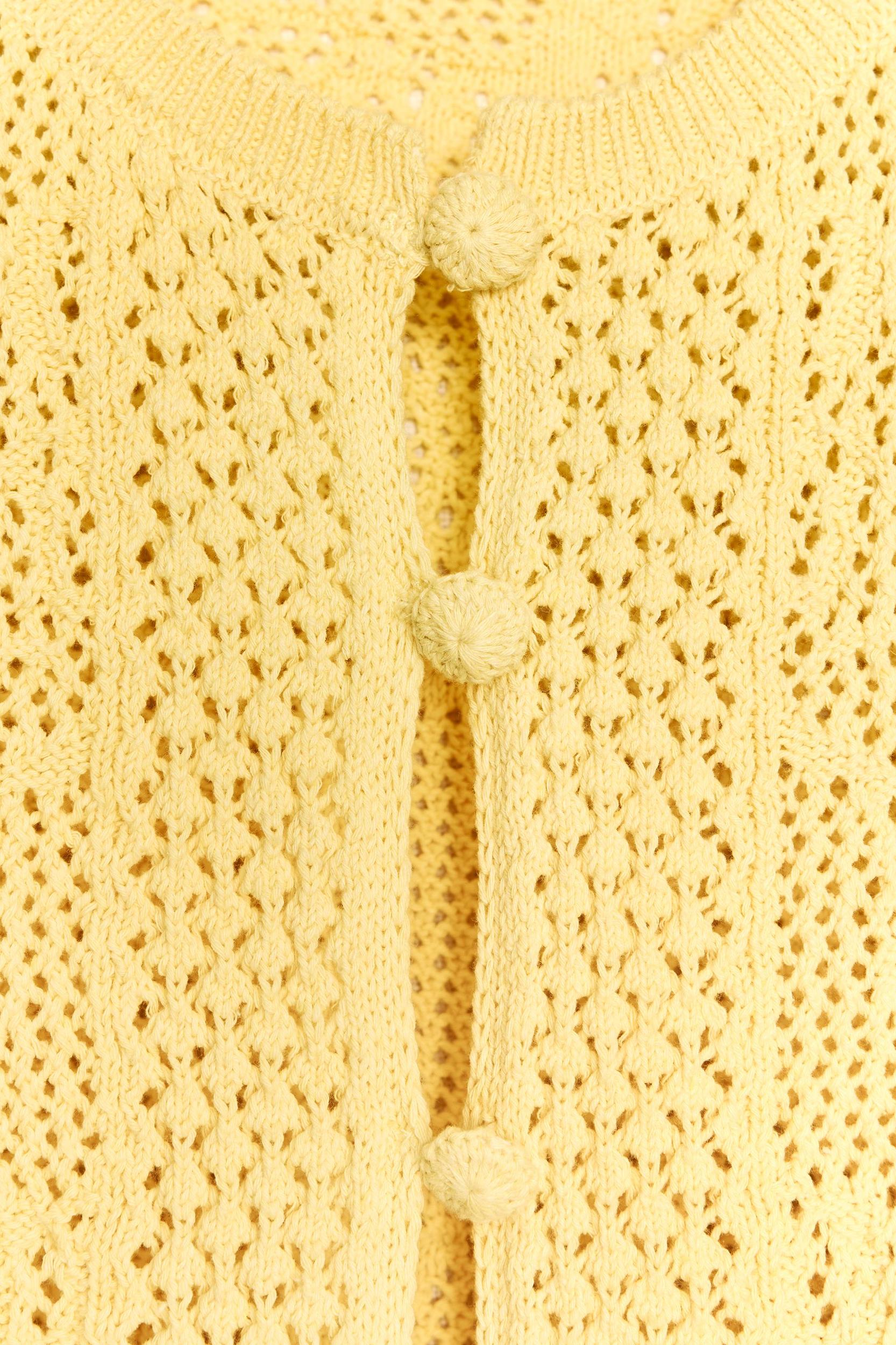 CROCHET KNIT TOP Product Image