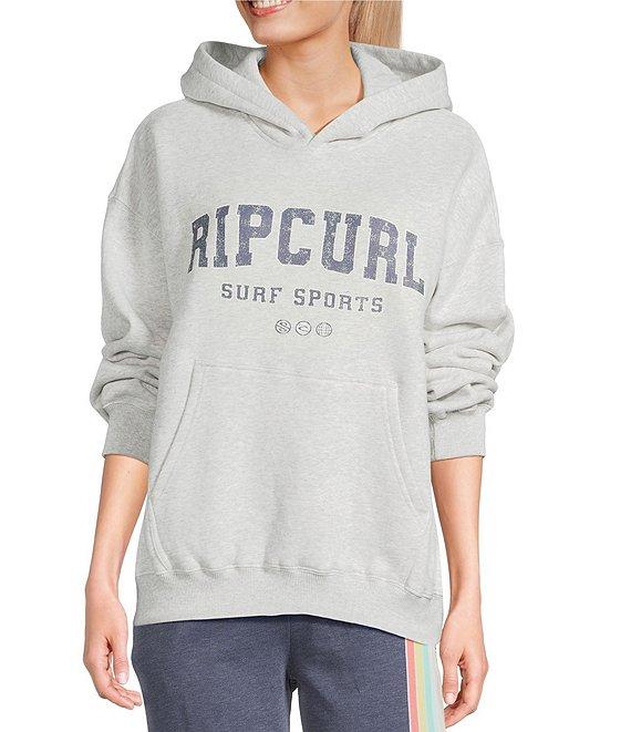 Rip Curl Varsity Sports Long Sleeve Oversized Hoodie Product Image