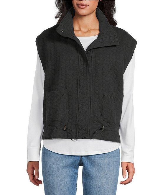 Westbound Quilted Button Front Vest Product Image