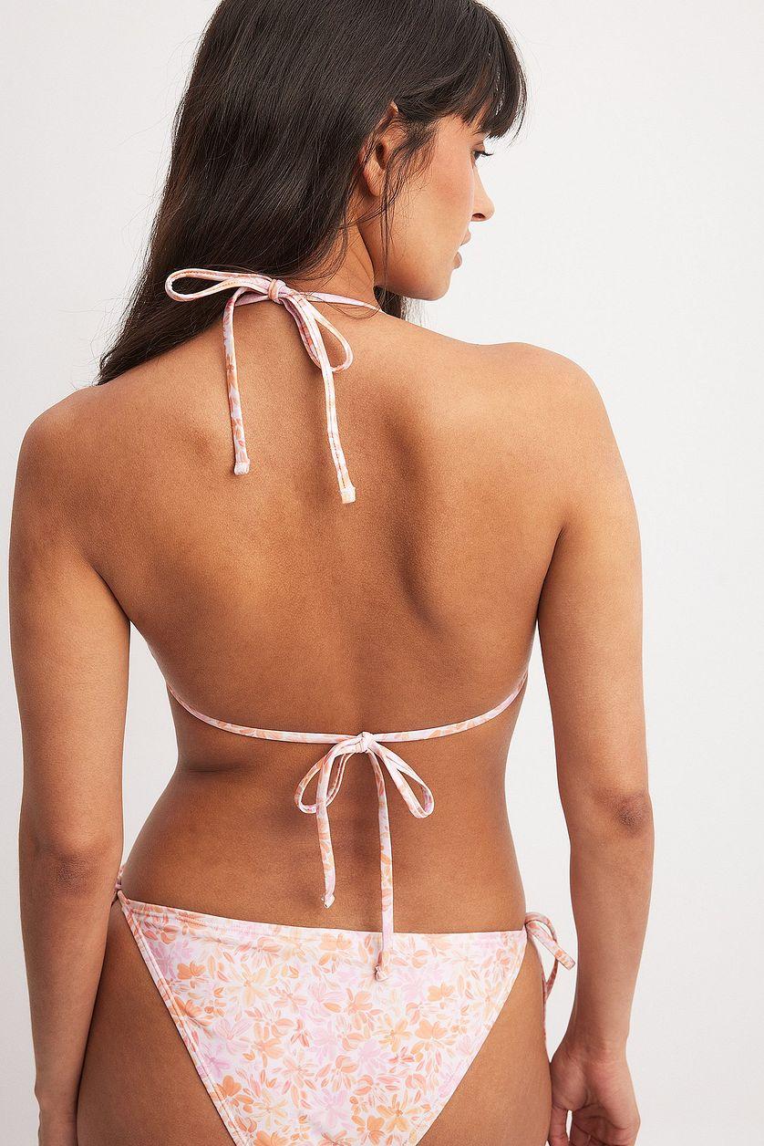 Tie Strap Bikini Panty Flower Product Image
