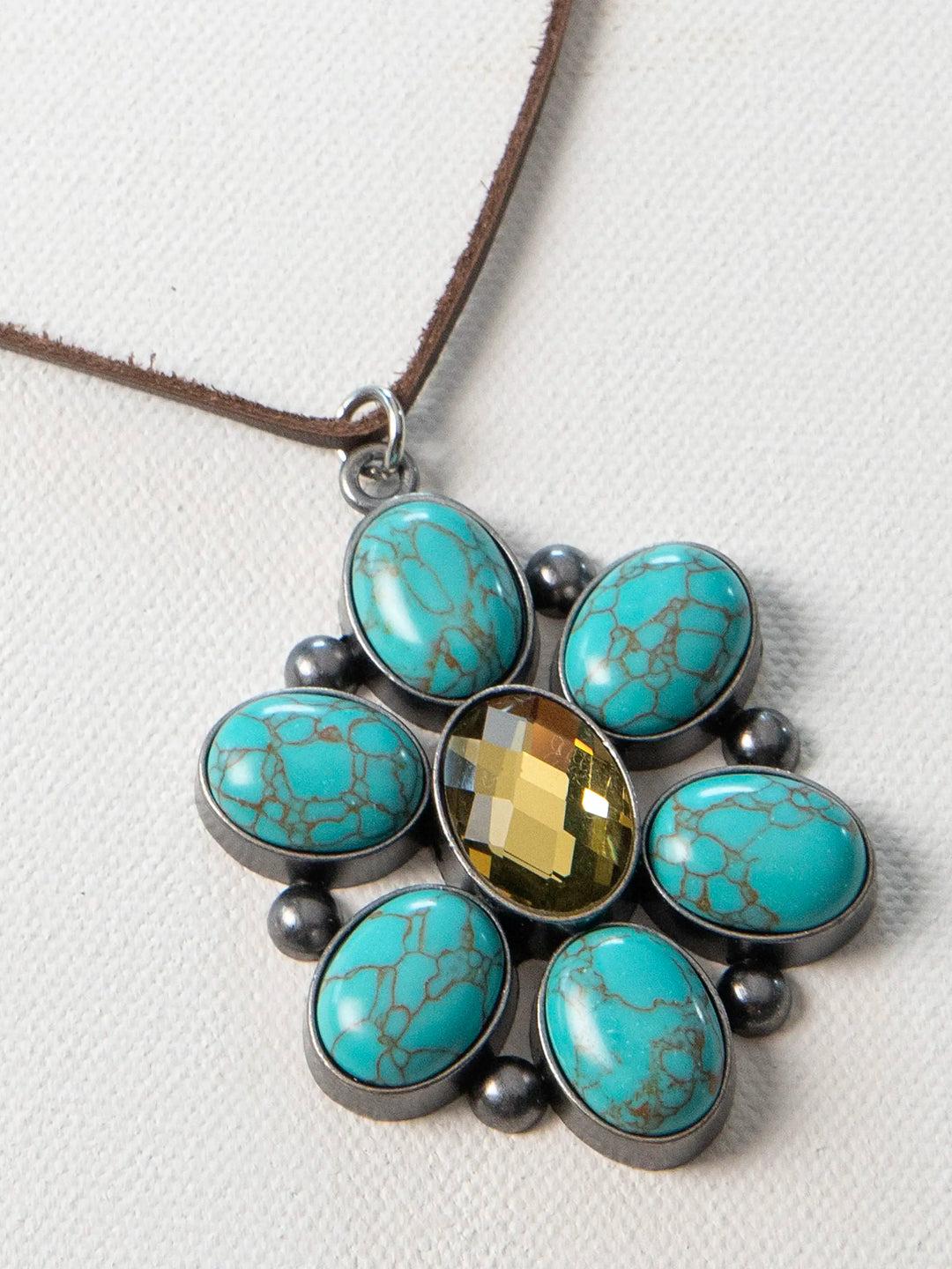 Gemstone Pendant Necklace Product Image