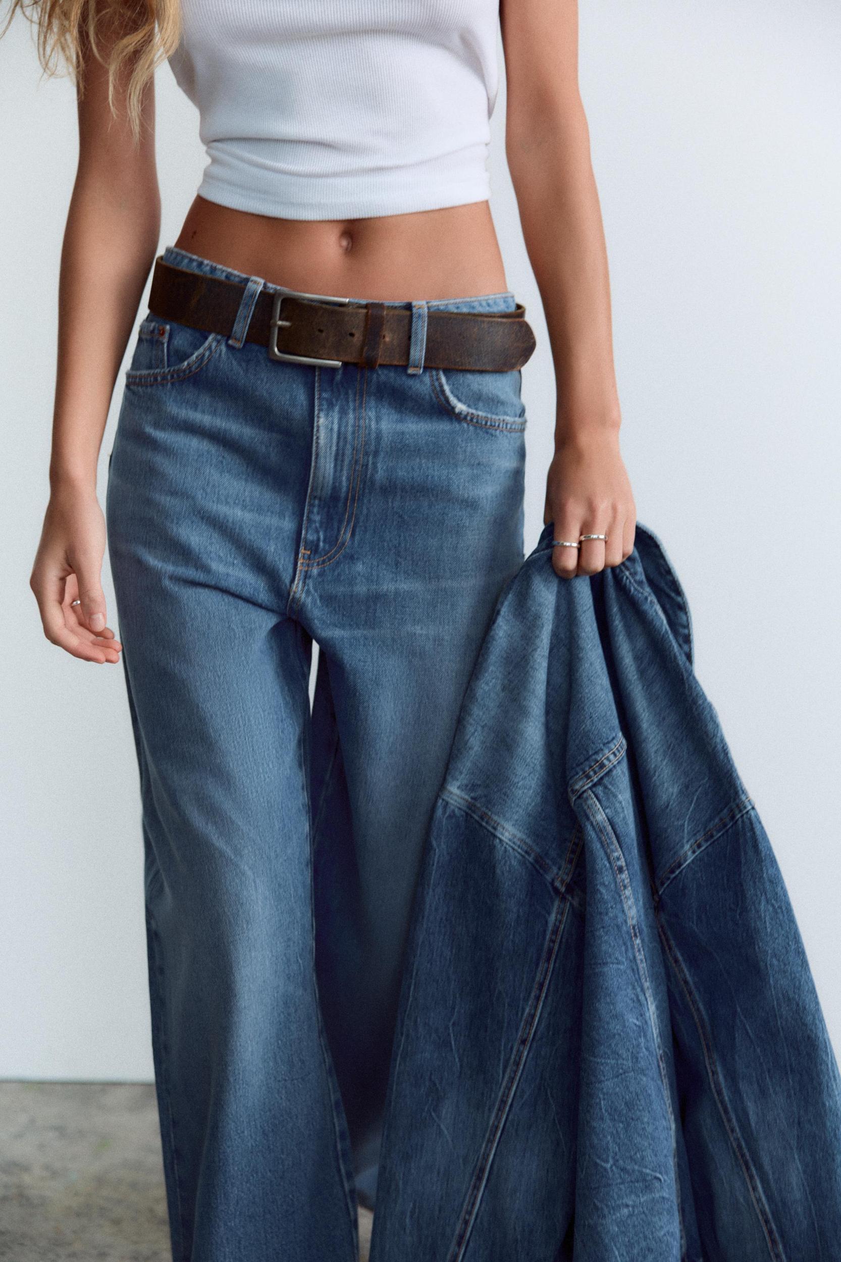 TRF MID-RISE BAGGY JEANS Product Image