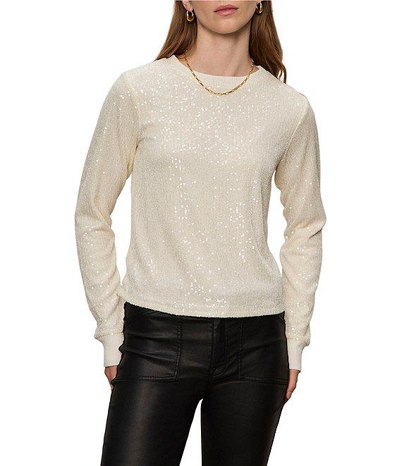 Sanctuary Sparkle Together Crew Neck Long Sleeve Top Product Image