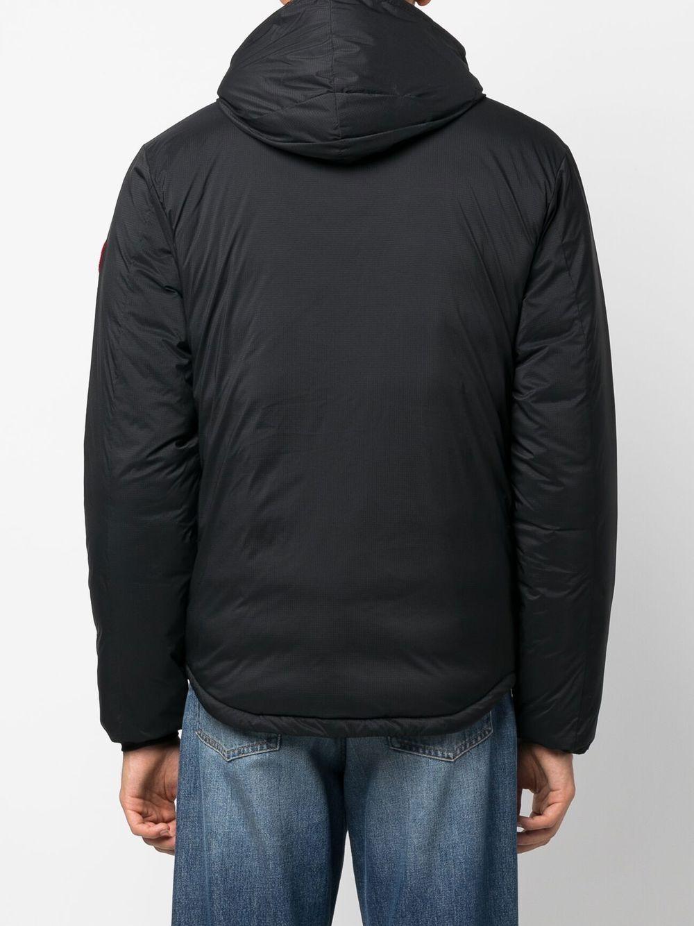 hooded feather-down padded jacket Product Image