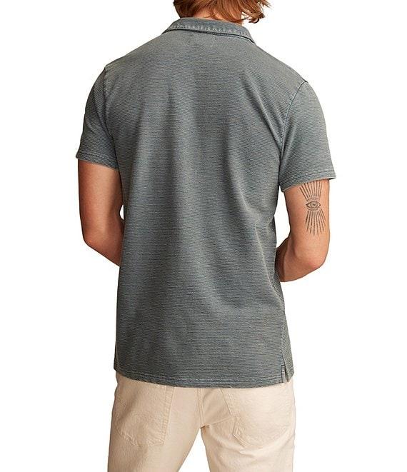 Lucky Brand Short Sleeve Jacquard Slub Jersey Shirt Product Image
