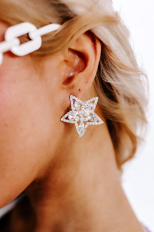 Stars In Your Eyes Earrings In Silver Product Image