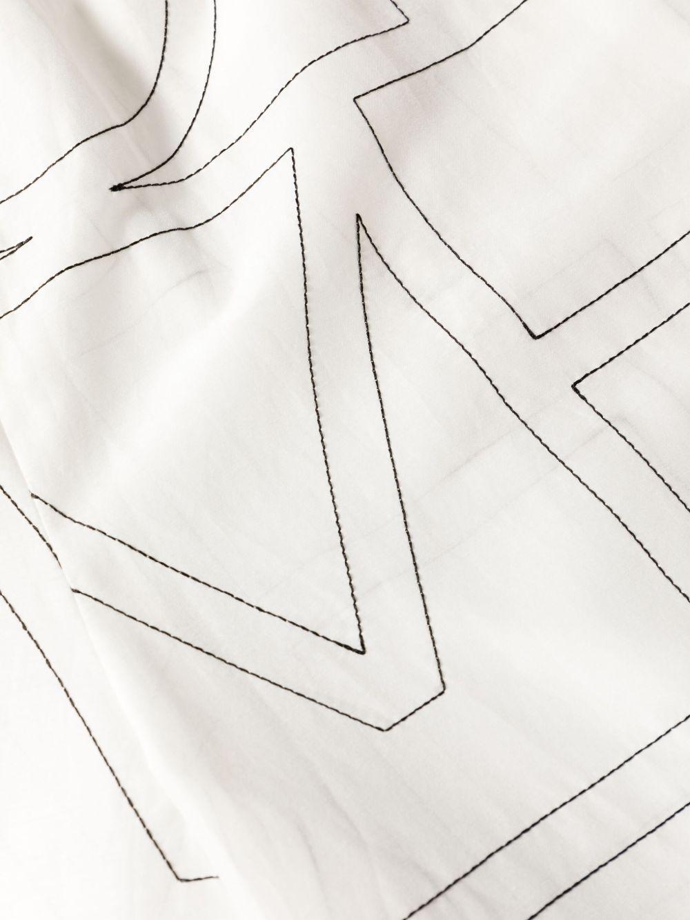 embroidered-monogram trousers Product Image